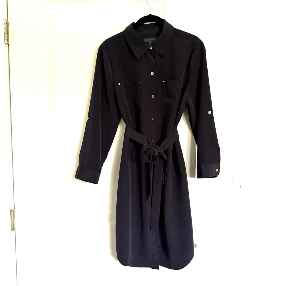 The Limited Shirt Dress in Navy